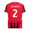 Virallinen Fanipaita + Shortsit AC Milan Calabria 2 Kotipelipaita 2024-25 - Lasten
